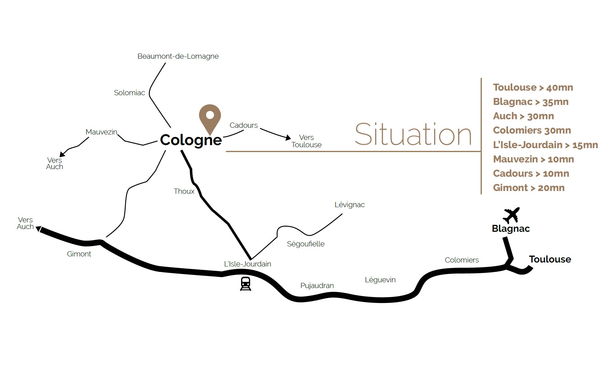 plan d'accès résidence odon